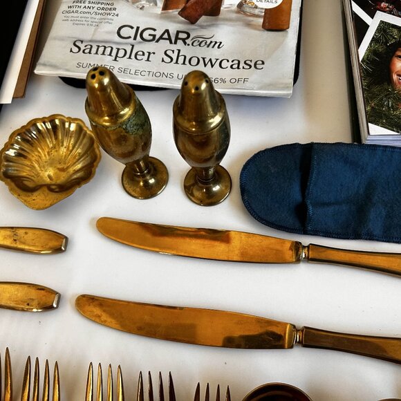 Neiman Marcus Dorling Golden Autumn Symphony Exclusive (Goldware) Set - Picture 9 of 11